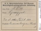 Etiketten zu Pyrargyrit (NHMW-MIN-Al89)